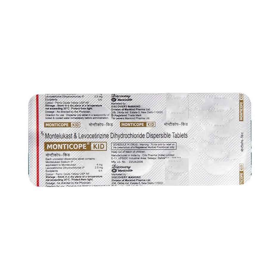 Monticope-Kid Dispersible Tablet
