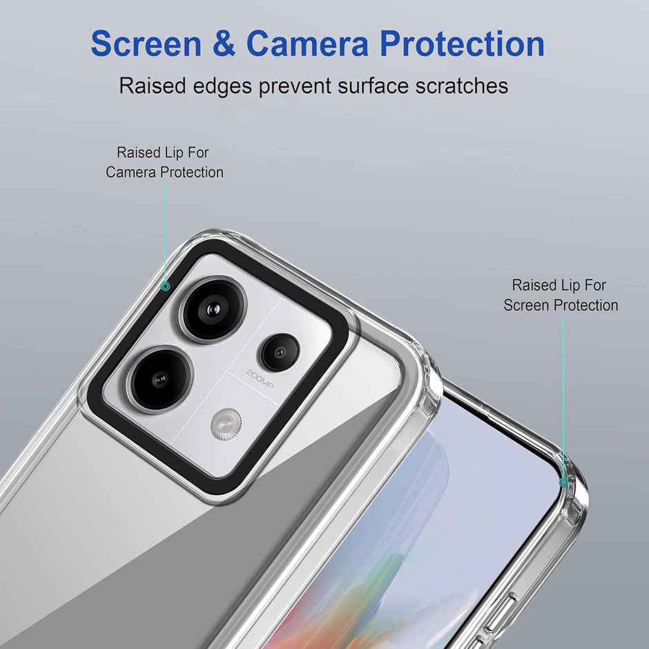 Zapcase Back Cover for Mi Redmi Note 13 Pro 5G | Space-Clear