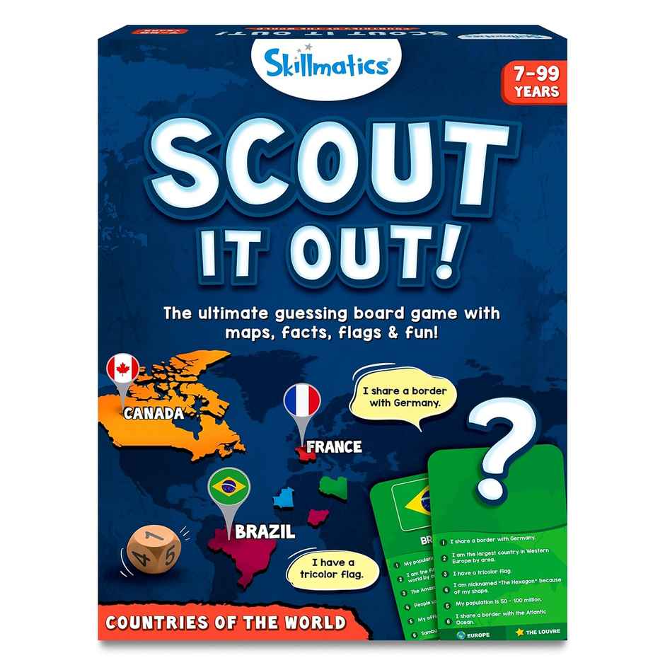 Skillmatics Board Game - Scout It Out, Guessing & Trivia Game