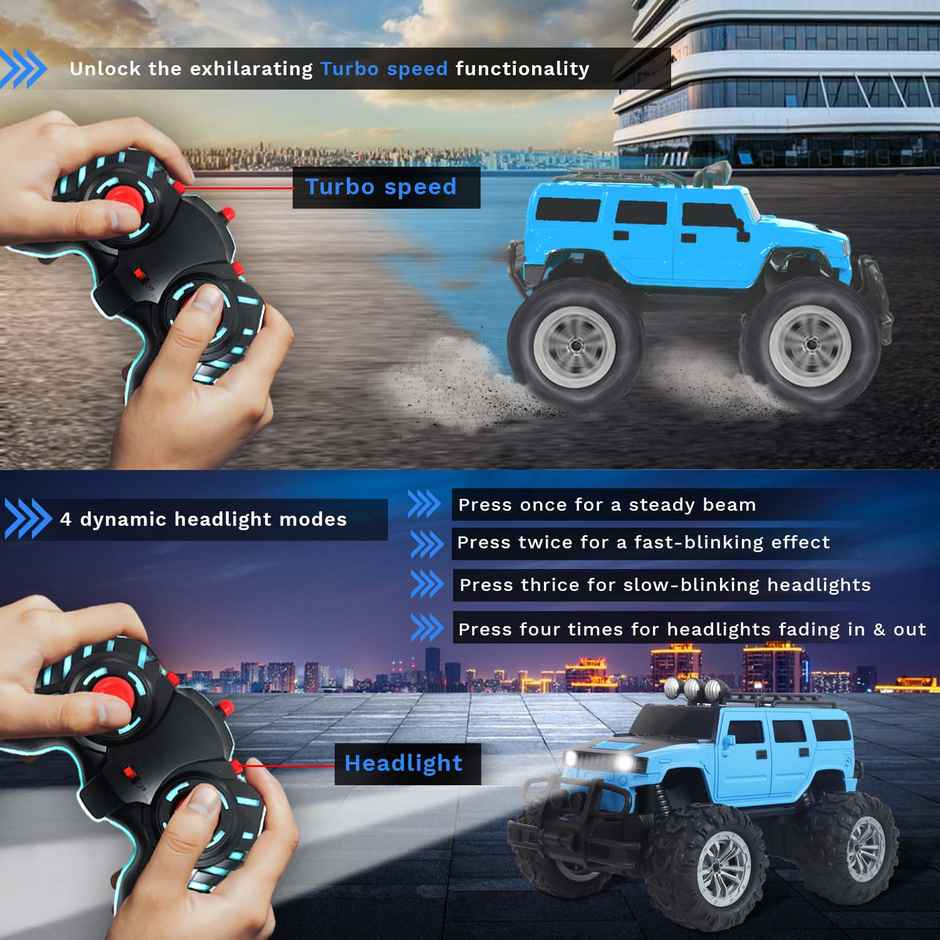 Frendo Off Roader Monster Rc Car - Humm Blue