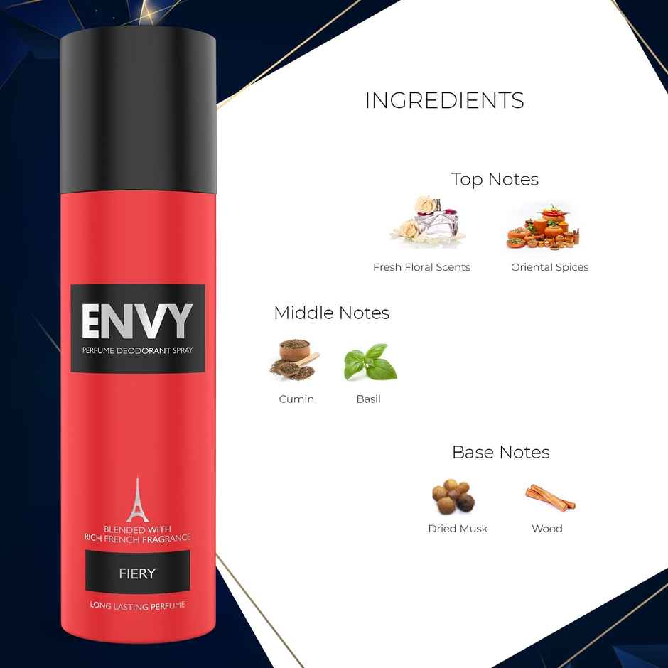 Envy Fiery Perfume Deodorant Spray