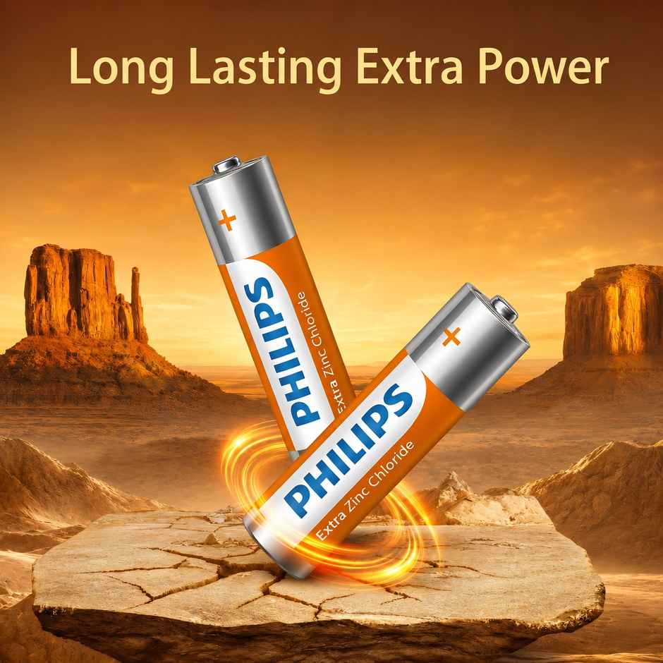 Philips Extra Zinc AAA R03L4B94 Battery