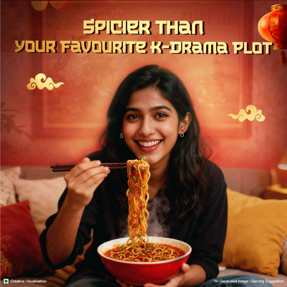 B Natural Coco Nut Cola (250ml) & Sunfeast Yippee! Pan Asian Noodles Gochujang (1pc) Combo
