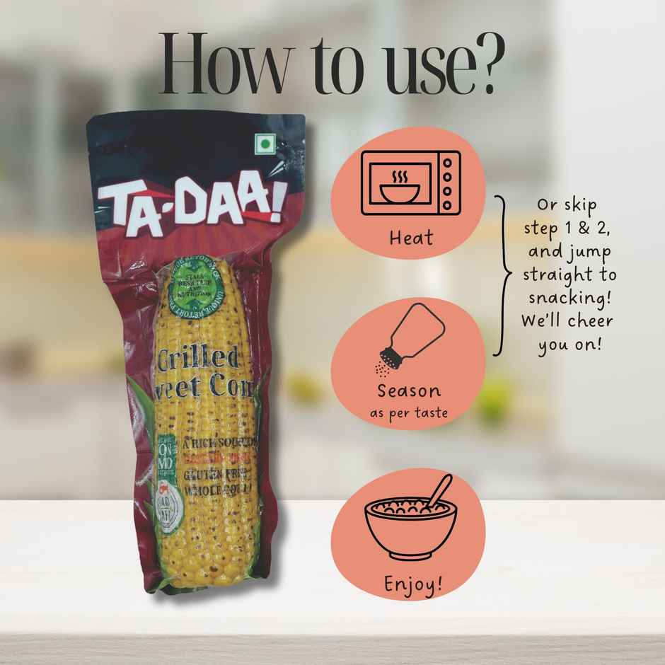 Tadaa Grilled Sweet Corn Cob