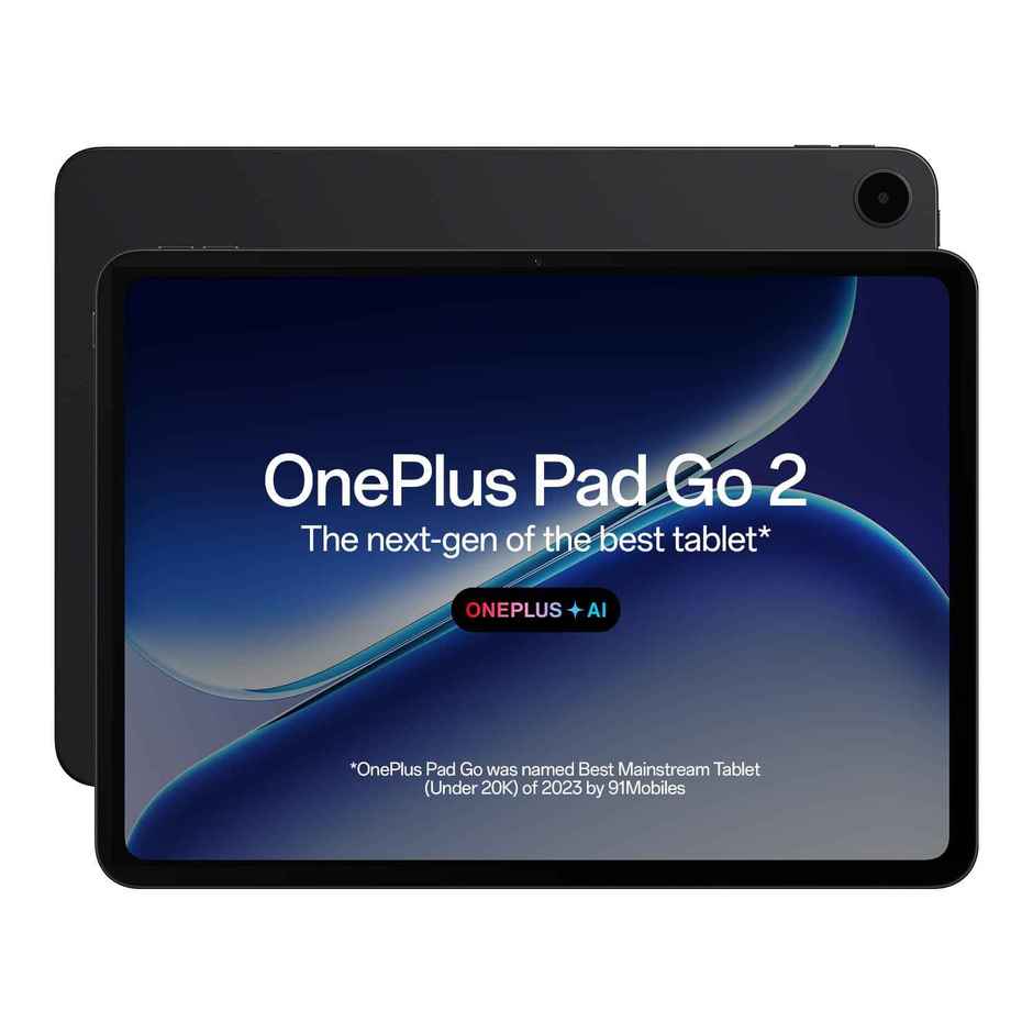 OnePlus Pad Go 2, 12.1 Inch 2.8K | 120Hz | 8GB+128GB | Wi-Fi | 10050mAh | Black