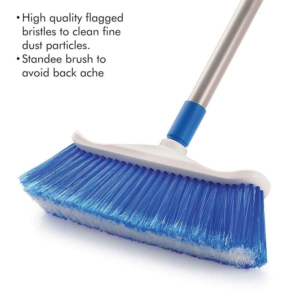 Cello Standee Kleeno Broom Brush | Blue and White