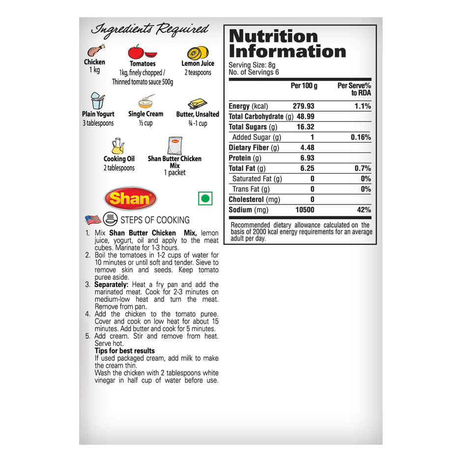 Shan Butter Chicken Masala