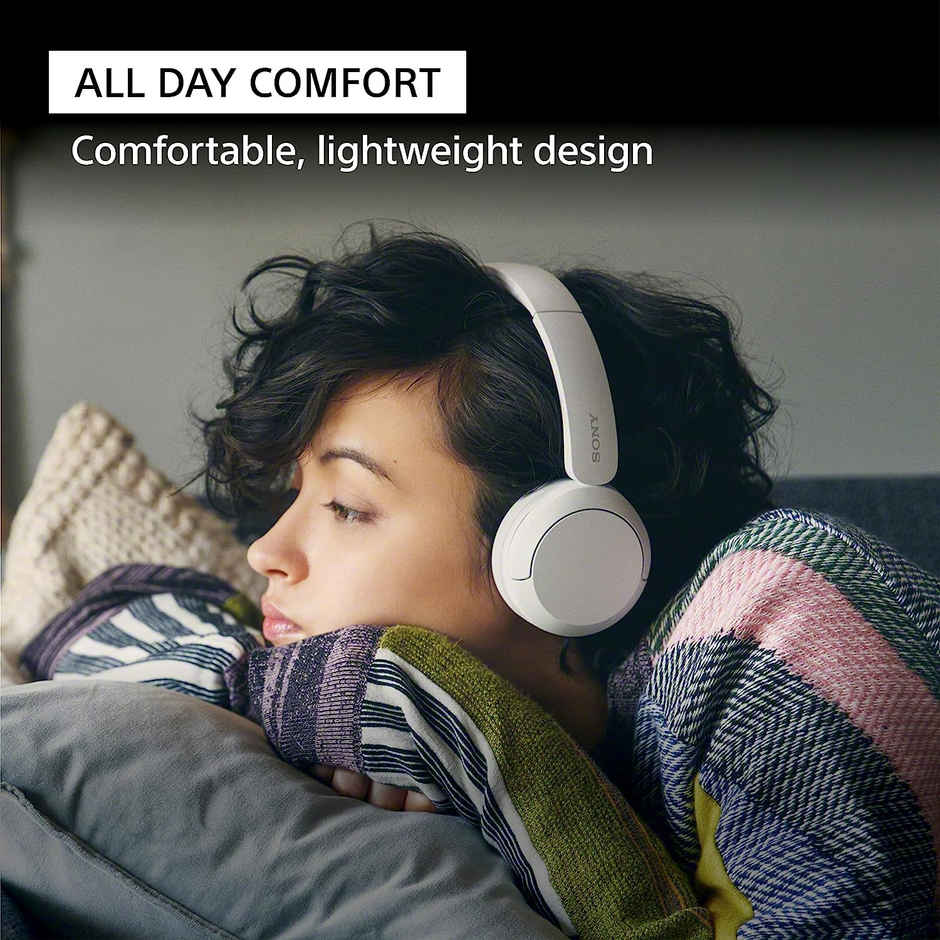 Sony WH-CH520 Wireless Headphones | White | With Mic