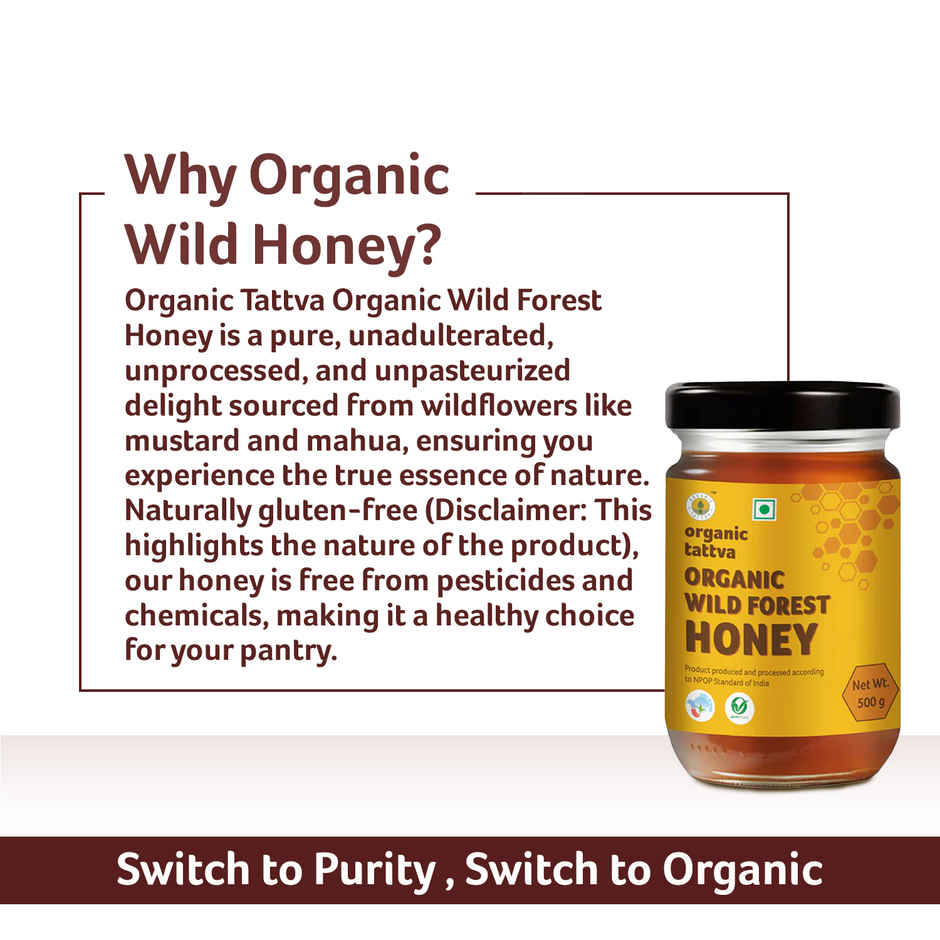 Organic Tattva Wild Forest Honey