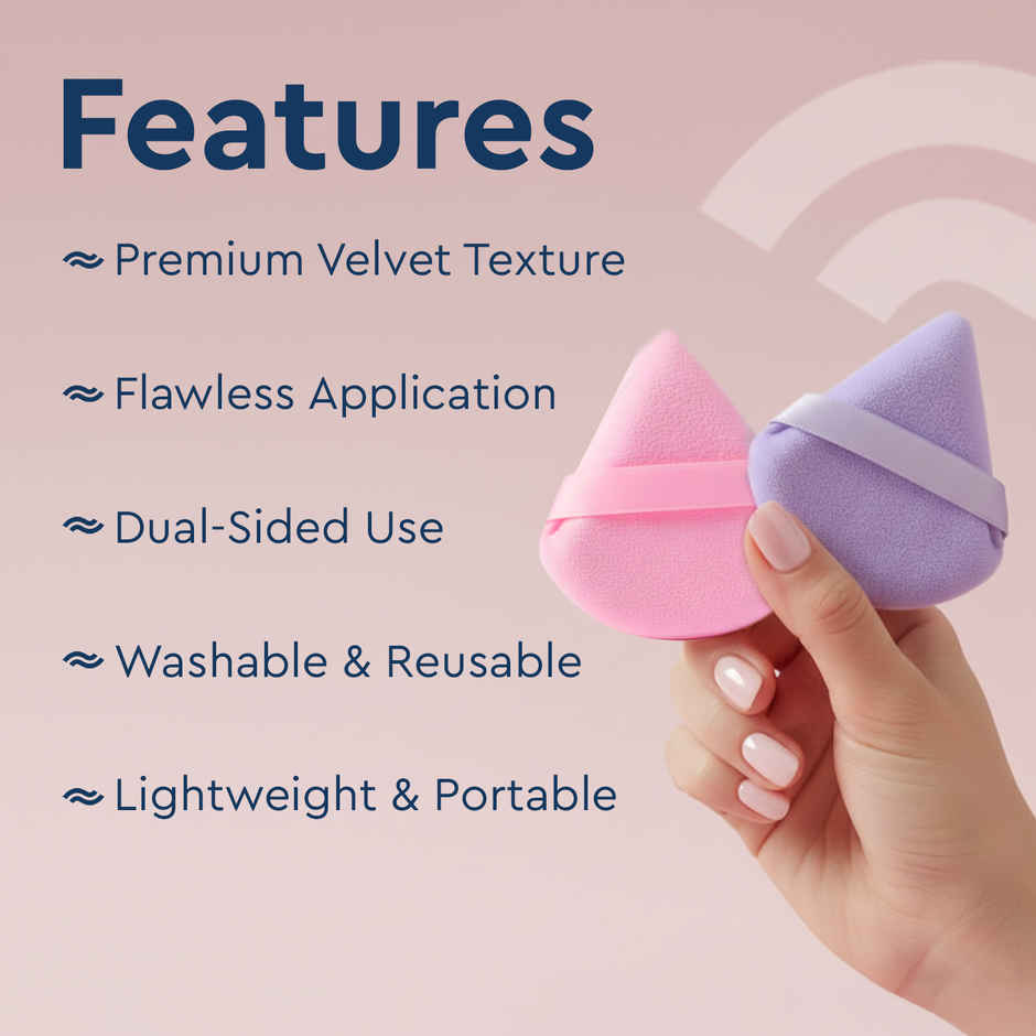 GUBB Make up Sponge Pizza Puff Shape