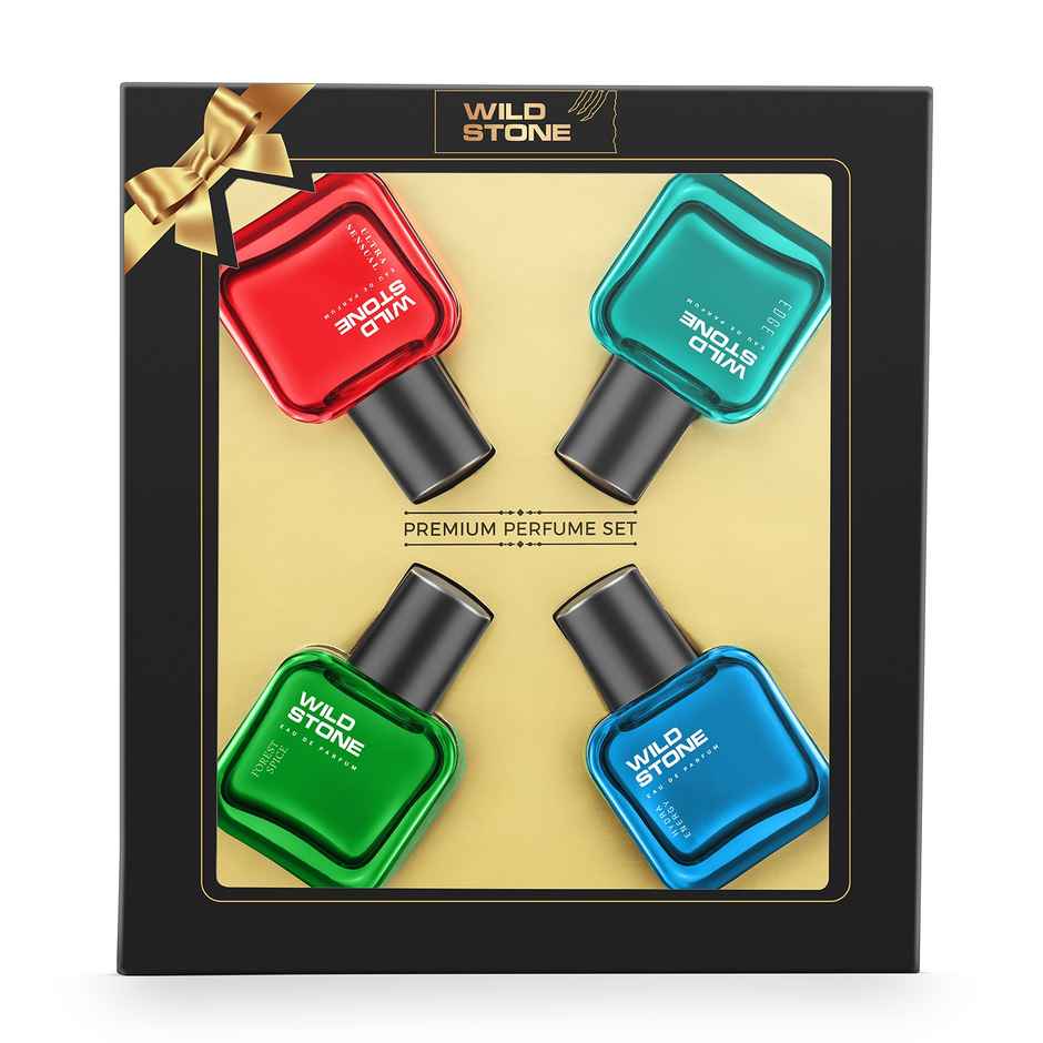 Wild Stone Edge Forest Spice Hydra Energy And Ultra Sensual Perfume Combo For Men (120ml) & Cadbury Celebrations Assorted Chocolate Gift Pack (51200mg) Combo