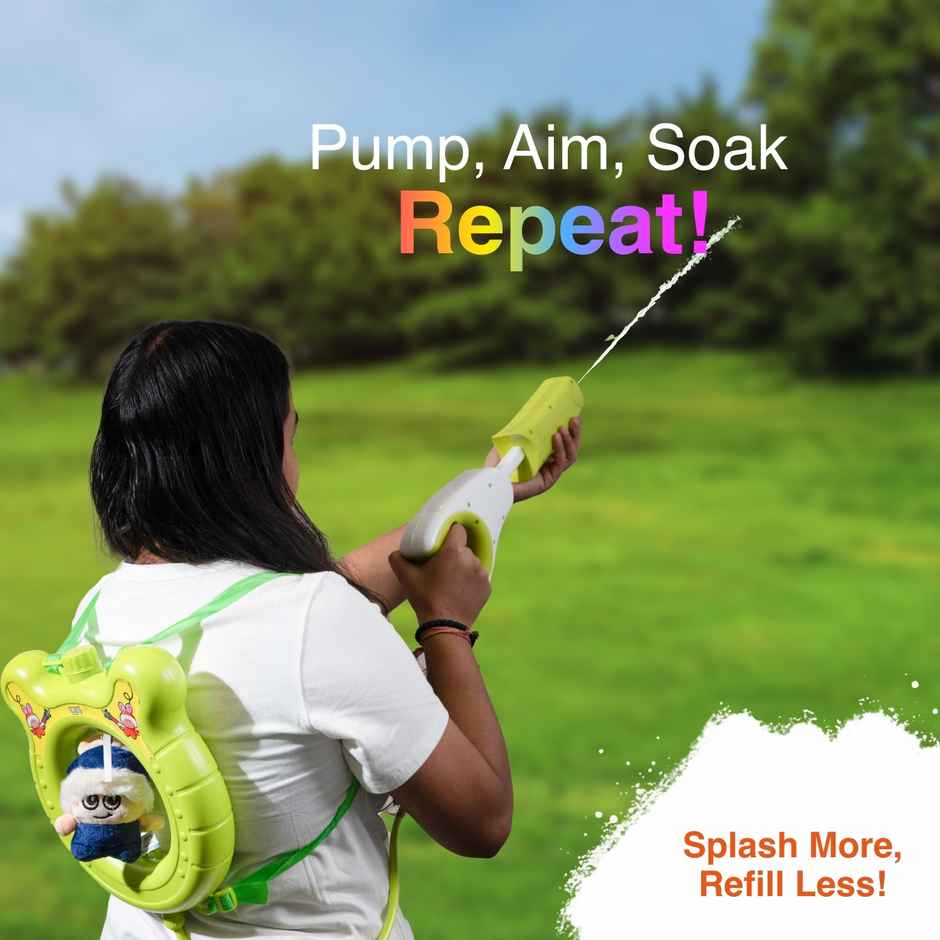 Tota Teddy Bear Holi Water Tank Pichkari | Assorted 