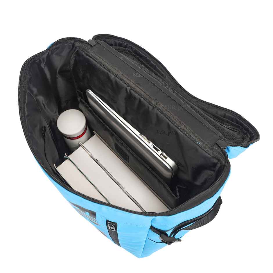 Fur Jaden Unisex Solid Polyester 25 L Laptop Backpack | Blue - 15.6 Inches