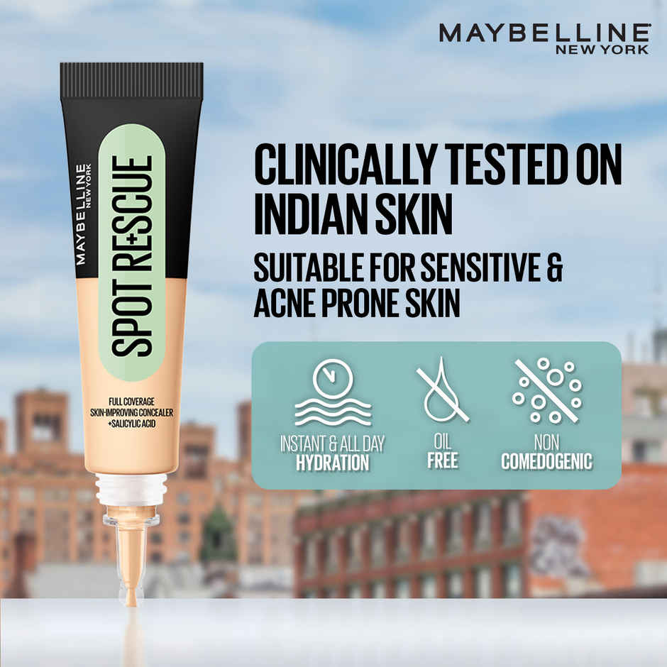 Maybelline Fit Me Spot Rescue Full Coverage Concealer, Cover+Minimize Pimples-35