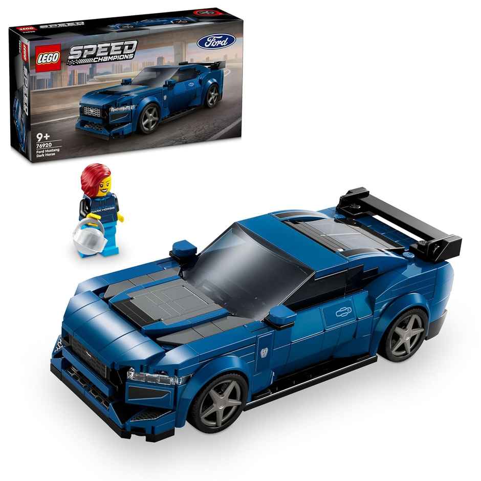 Lego Speed Champions Ford Mustang Dark Horse Sports Car (344 Pieces)