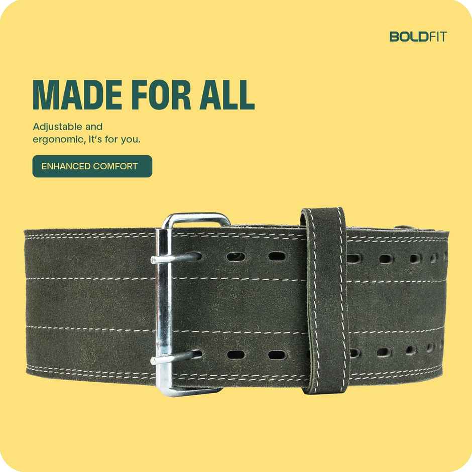 Boldfit Gym Belt For Men For Workout Lever Deadlift Weight Lifting Extralarge
