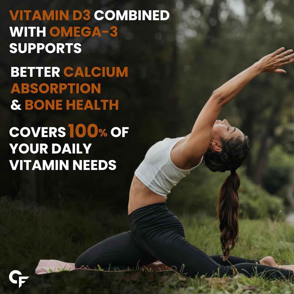 Carbamide Forte Salmon Omega 3 Fish Oil Capsules | Salmon Fish Oil Omega 3 Capsule 1000mg 60 Softgel