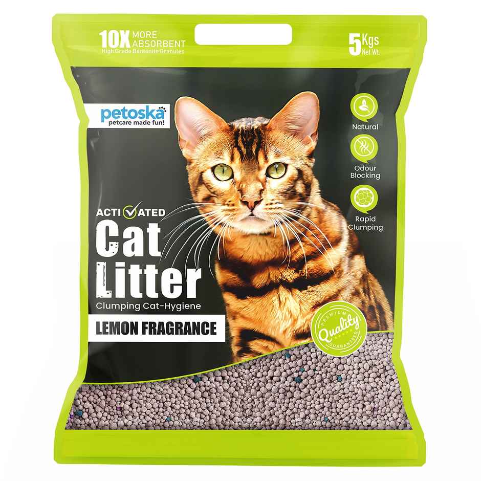 Petoska Bentonite Cat Litter | Lemon Fragrance