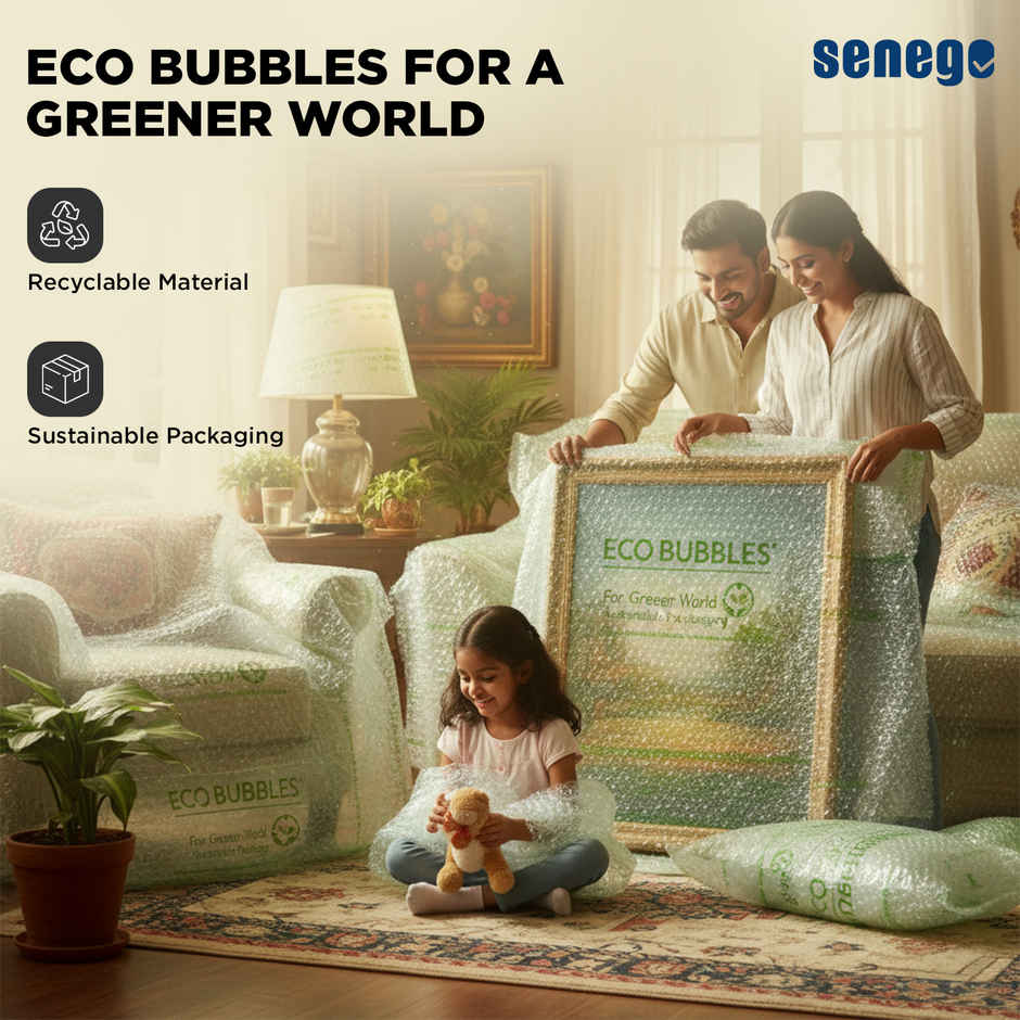 Senego Bubble Wrap Roll | 1 x 1m | 50 GSM