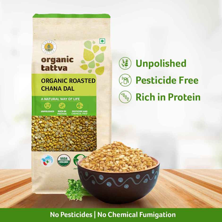 Organic Tattva Roasted Chana Dal