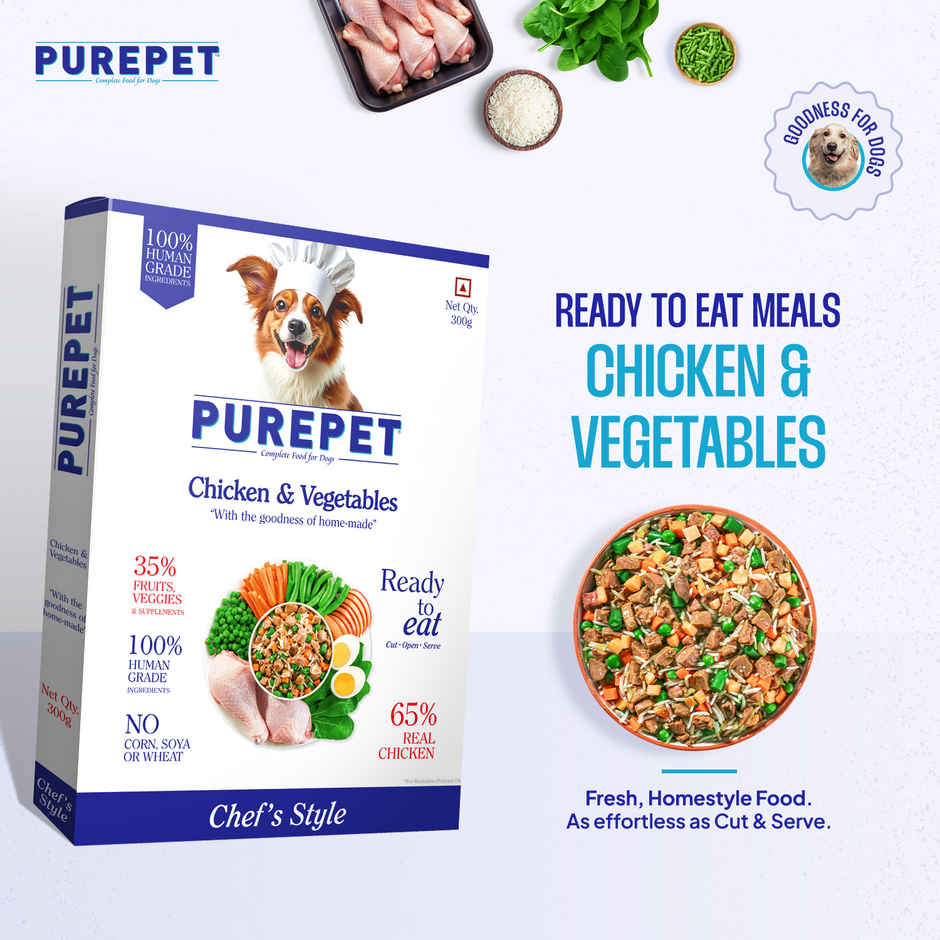 Purepet Chicken & Veg Fresh Dog Food (Adults & Puppies)