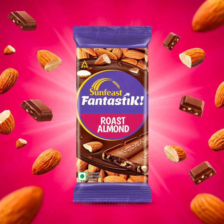 Sunfeast Fantastik Roasted Almond | Nutty & Crunchy