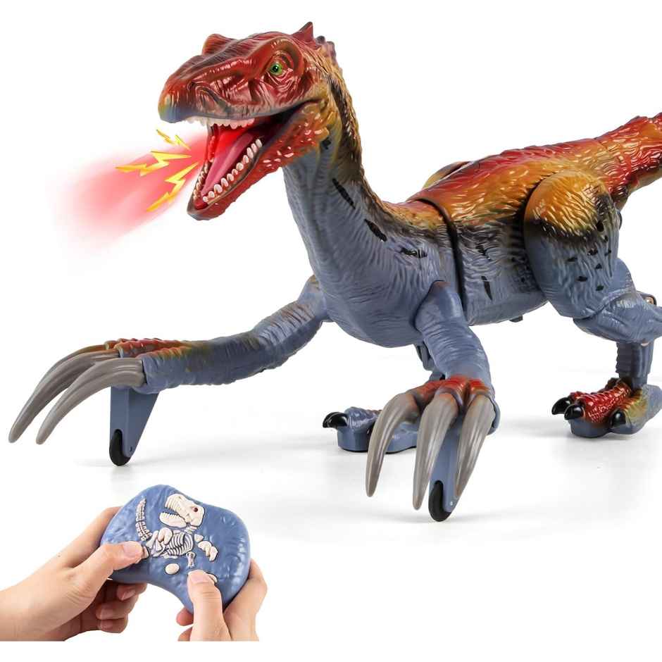 Toyshine Rc Therizinosaurus Dinosaur Toy With Lights and Sound | 3-12 Years