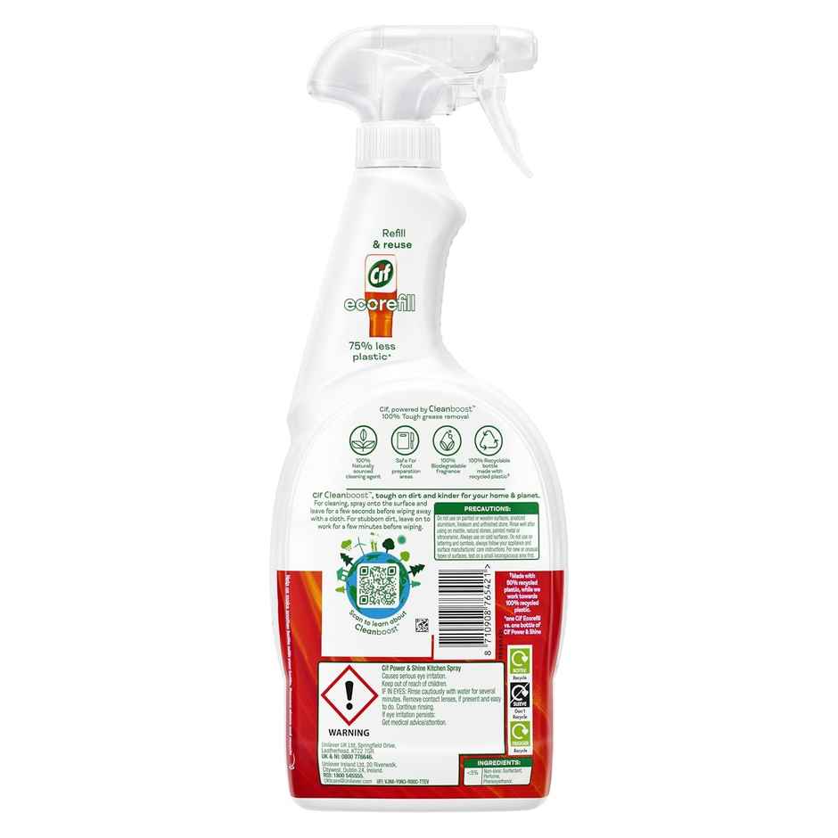 Cif Power And Shine Kitchen Cleaning Spray