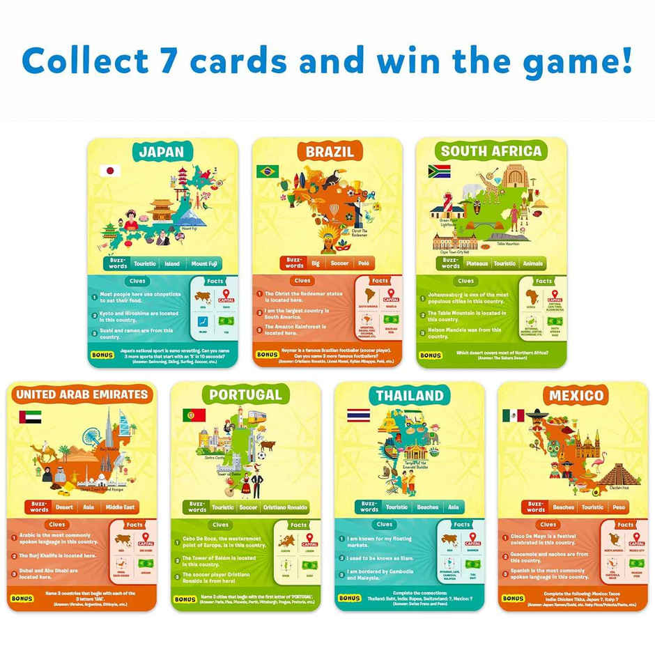 Skillmatics Guess In 10 - Countries Of The World Card Game (8+ Years)