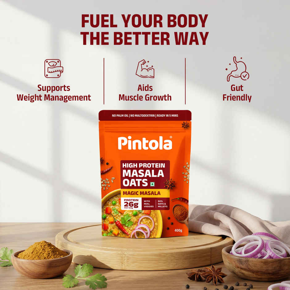 Pintola High Protein Masala Oats