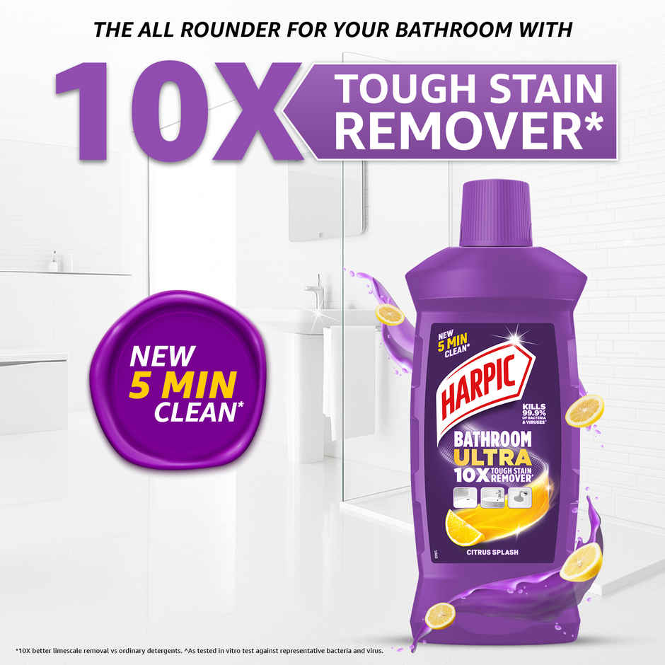 Harpic Bathroom Ultra 10X Tough Stain Remover Citrus