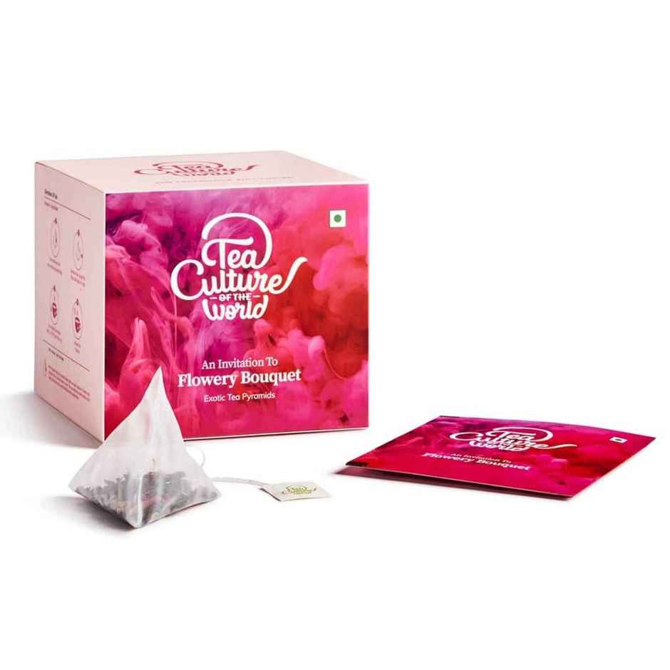 Tea Culture Of The World Flowery Bouquet Green Tea Bags