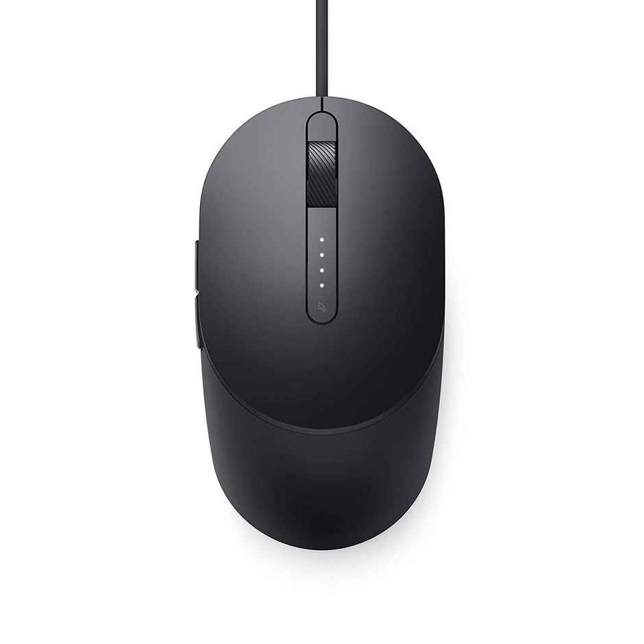 Dell Ms3220-Black Laser Wired Mouse, 3200 Dpi, Scrolling Wheel Usb 2.0 Interface
