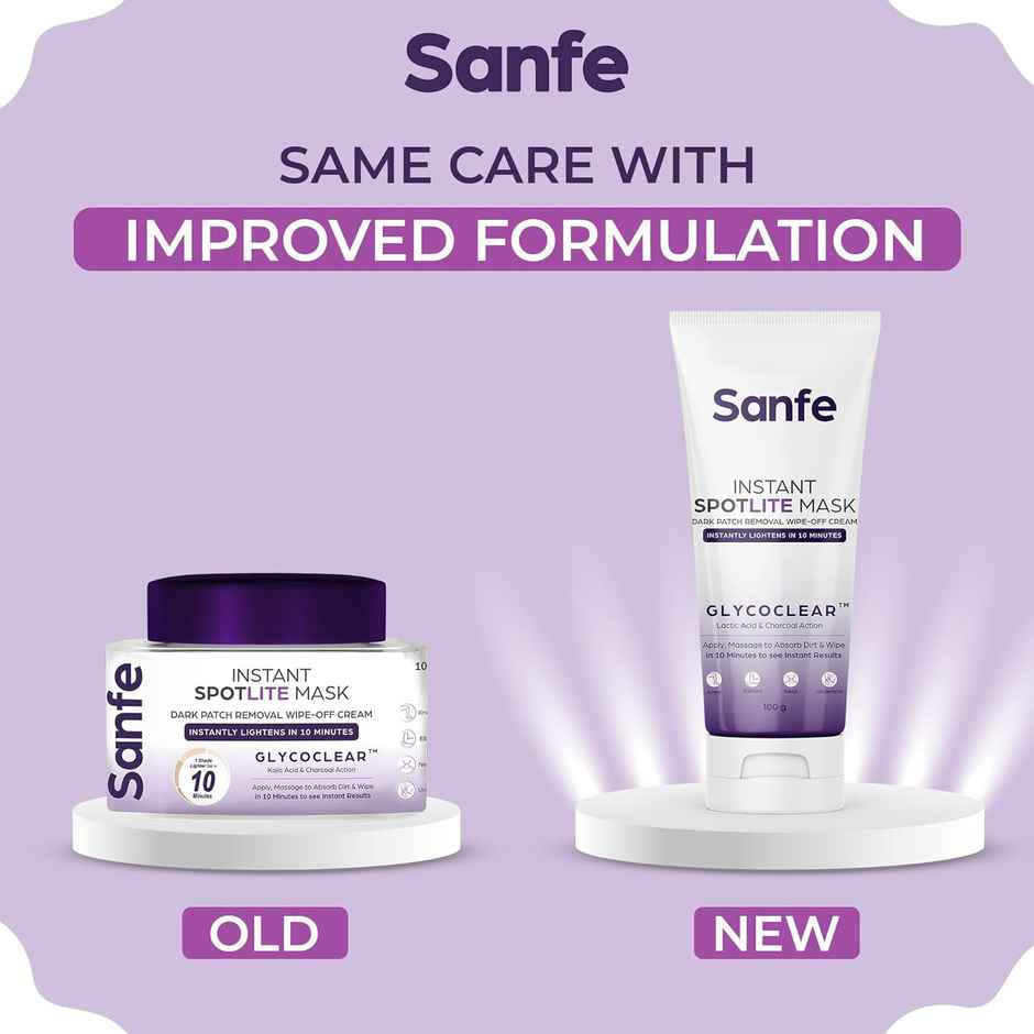 Sanfe Instant Spotlite Mask For Dark Underrams, Neck & Body