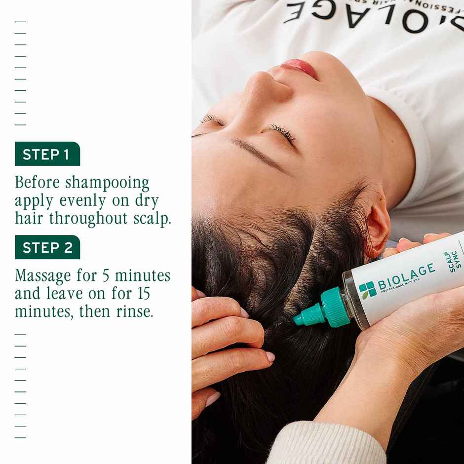 Biolage Scalp Sync Anti-Dandruff Concentrate with Glycolic acid & fermented tea blend