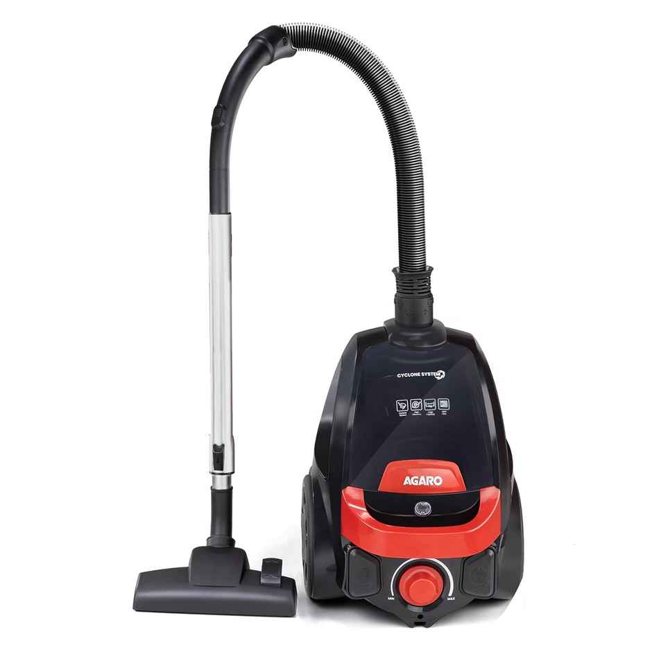 Agaro Icon 1600W Bagless Vacuum Cleaner, 24 Kpa Variable Suction With Cyclonic Technology, 1.5L Bin