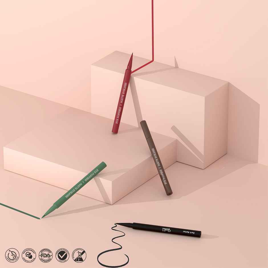 Glam21 Eye Poppers Matte Eyeliner - Dark Matter