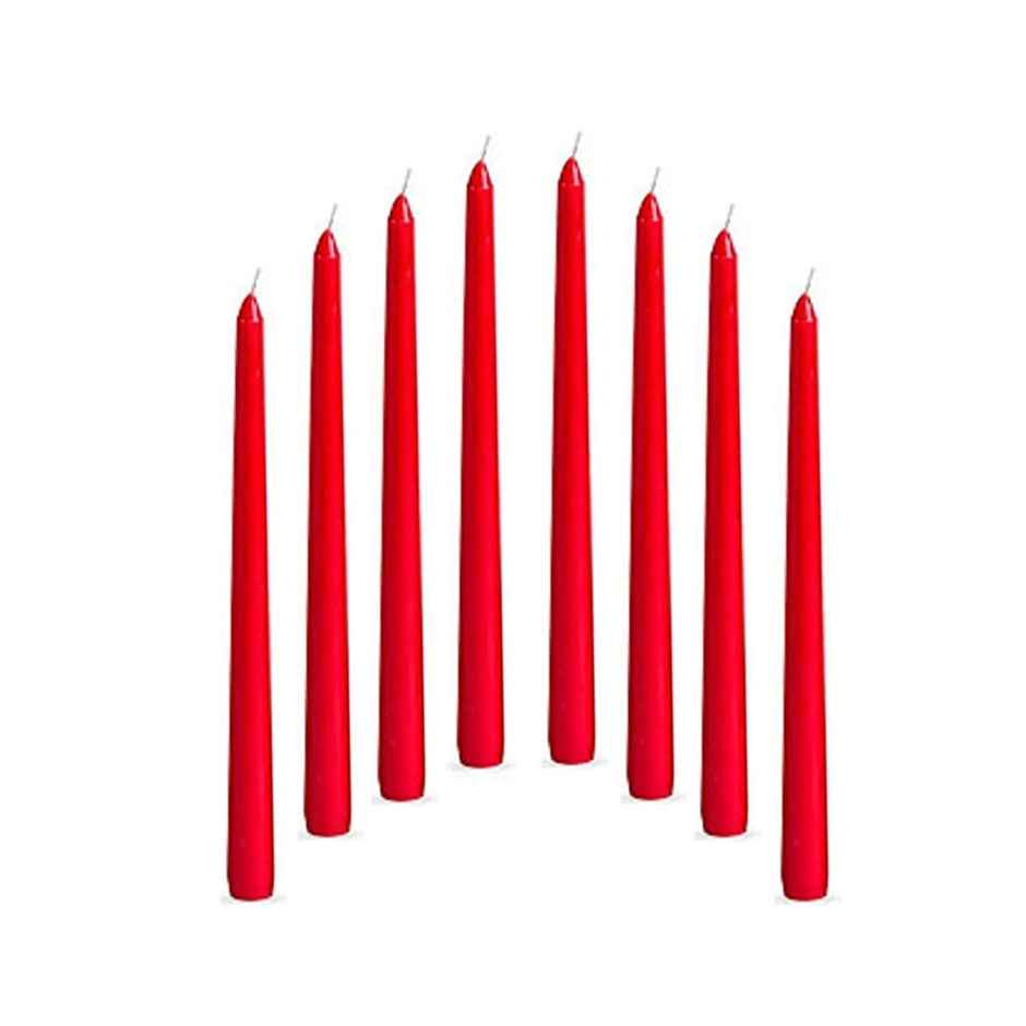 Taper Candles Red | Pack of 4 | Home Decor | Pichai