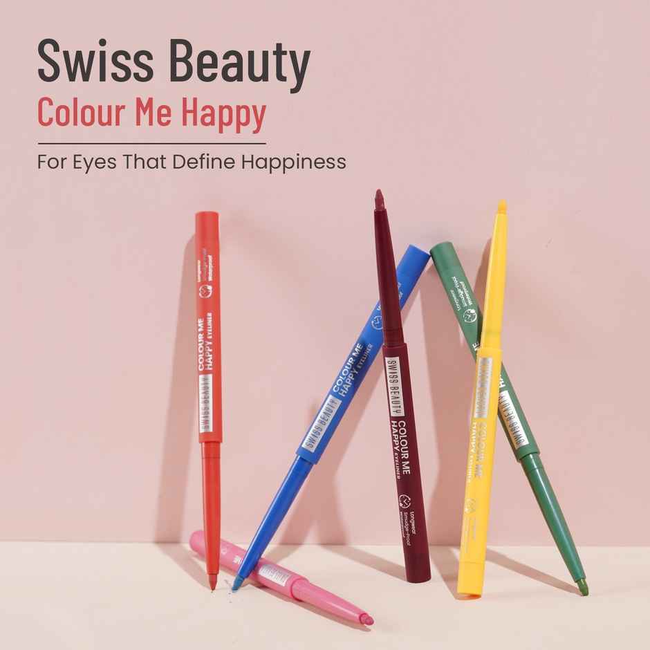 Swiss Beauty Colour Me Happy Eyeliner | Wine Dahlia