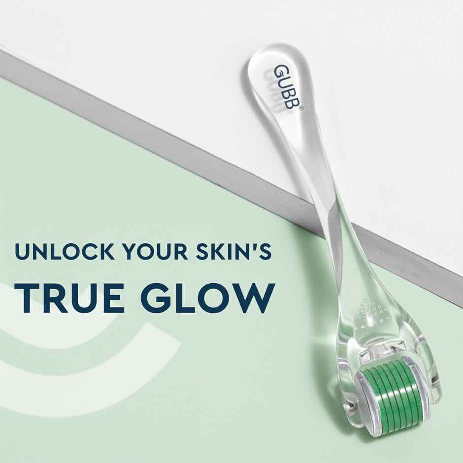 GUBB Derma Roller 0.5 Needle | Transparent Green