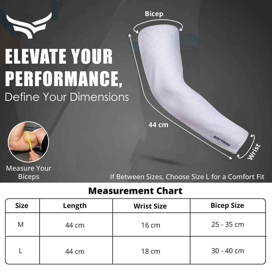 Xtrim UV Tan Protection Arm Sleeves - L (Grey)