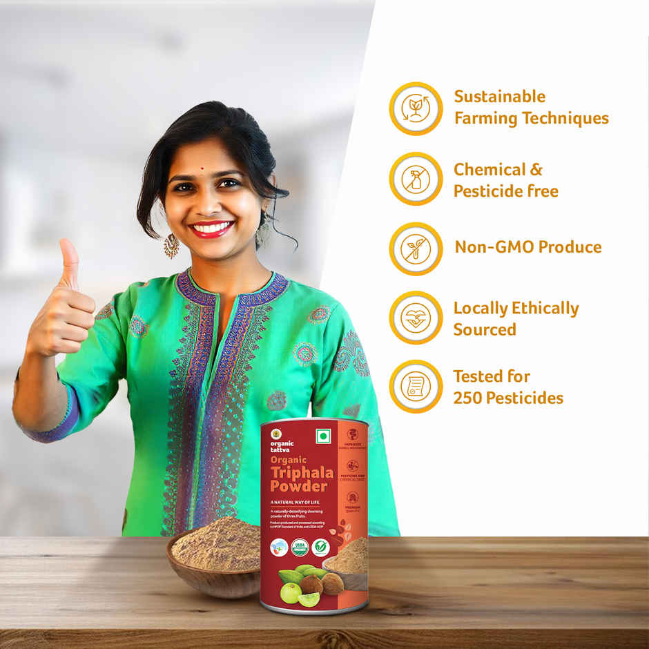 Organic Tattva Triphala Powder