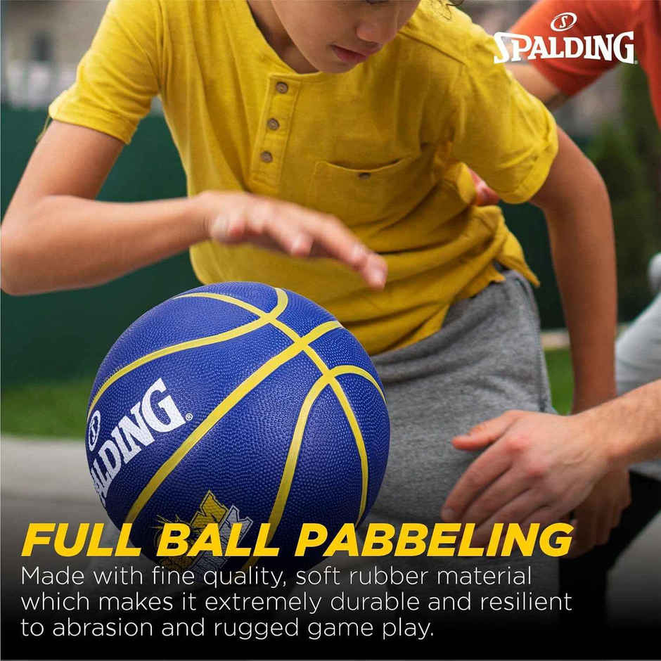 Spalding Slamdunk Rubber Basketball (Blue) 5