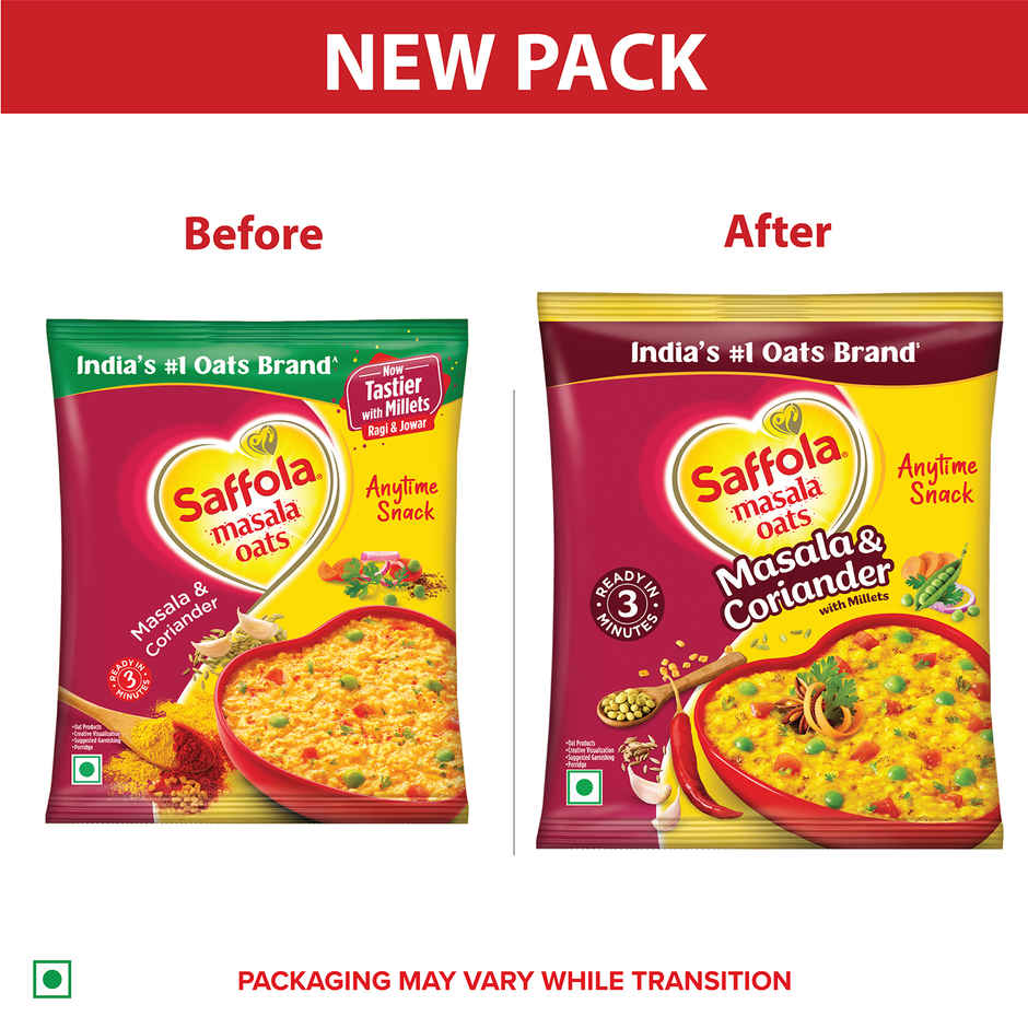 Saffola Masala Oats - Masala and Coriander
