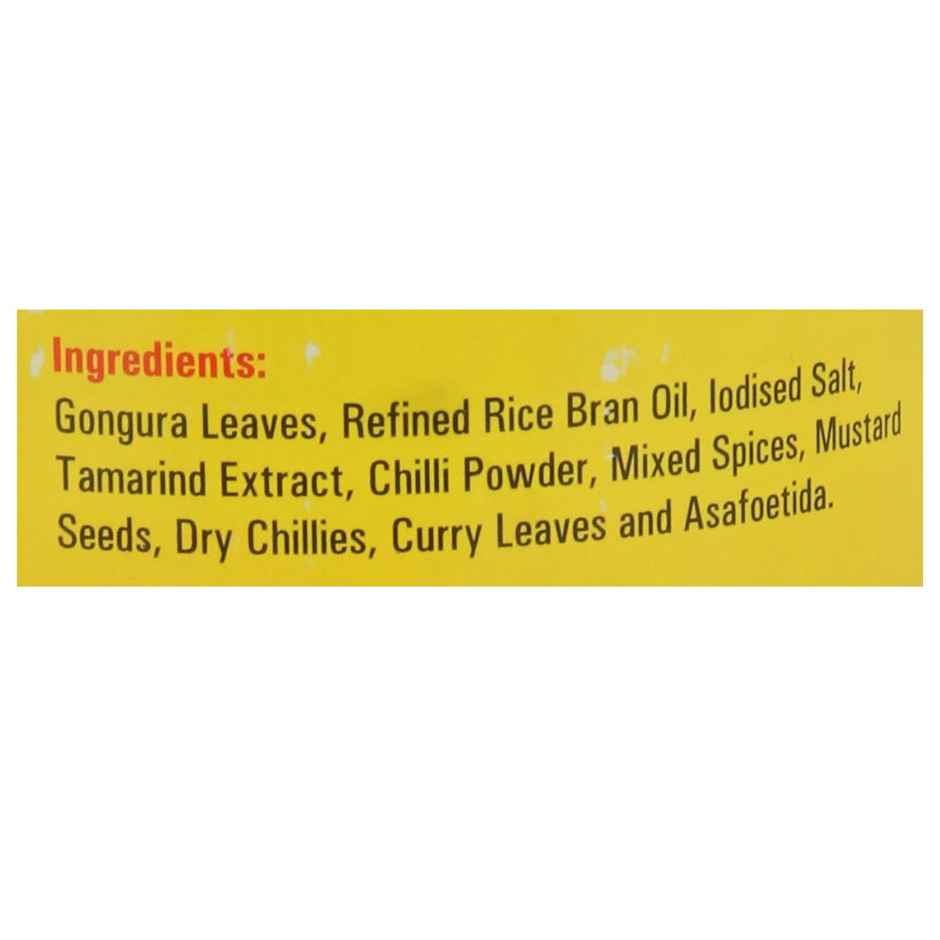 Priya Pickle - Gongura | Without Garlic