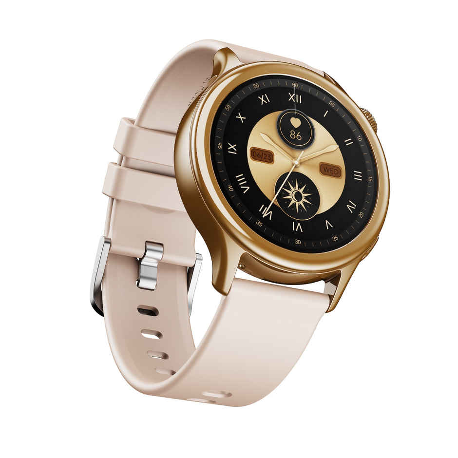 boAt Enigma Daze Smartwatch with 1.3" HD Display| SOS with Live Location Sharing (Cherry Blossom)