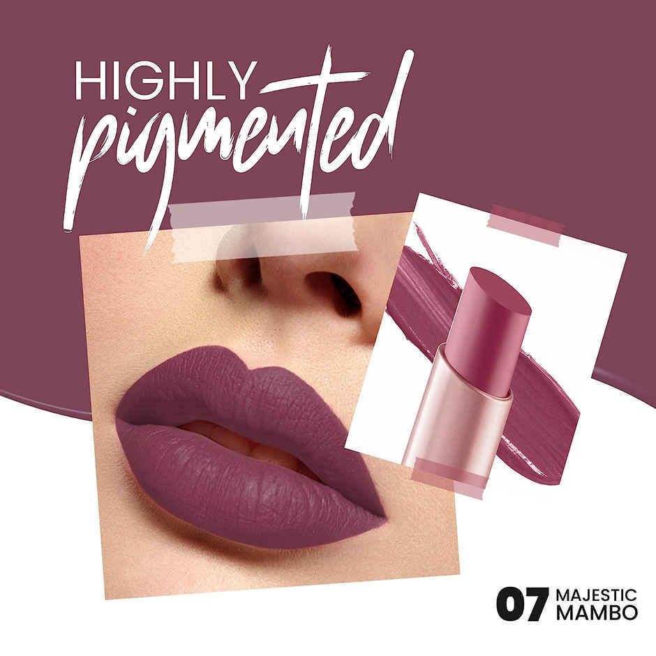 MARS Cosmetics Creamy Matte Long Lasting Lipstick (07-Majestic Mambo)