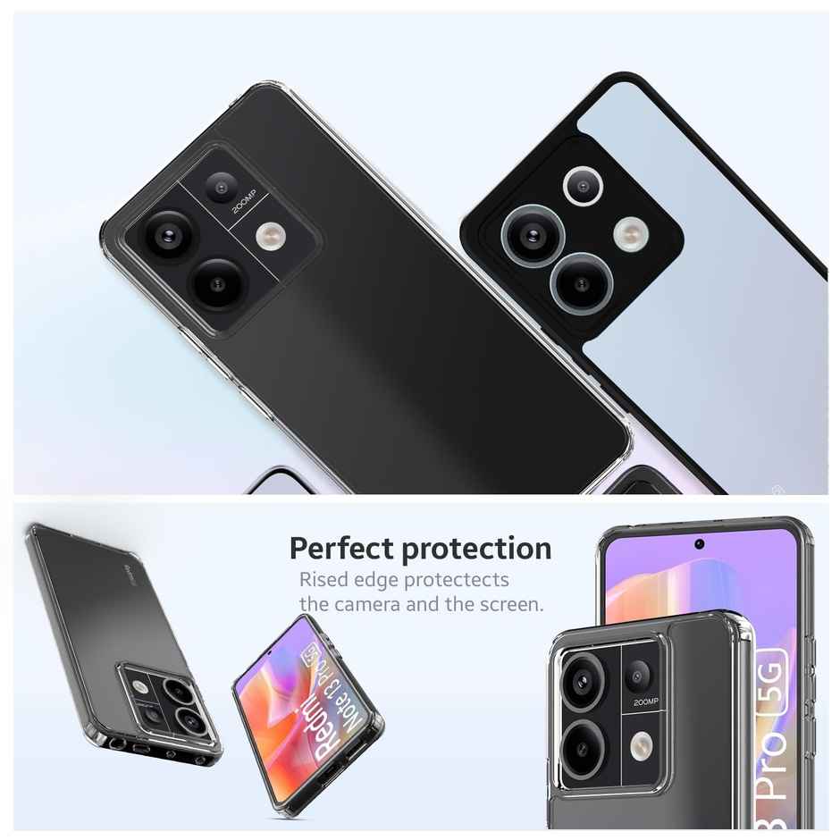 Kapaver Google Pixel 8 Pro 5g Back Cover Case | Hybrid - Crystal Clear