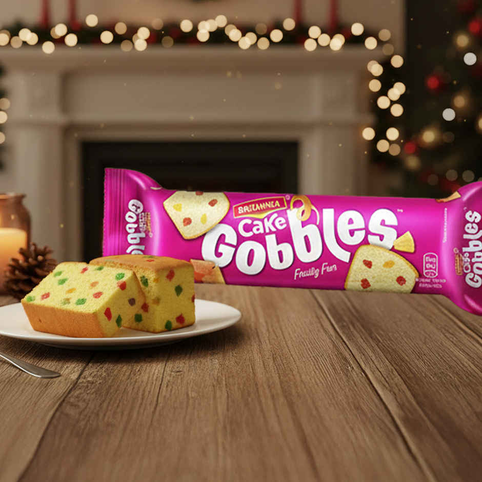 Britannia Gobbles Bar Cake Fruity Fun | Bakery Delight