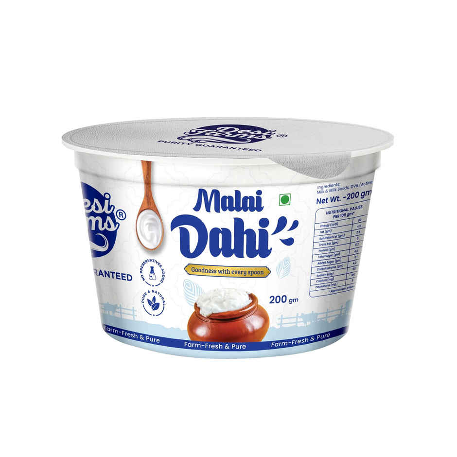 Desi Farms Malai Dahi Cup